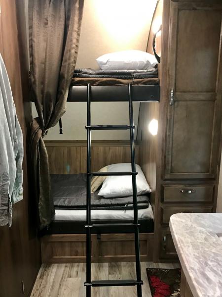 Forward bunks with ladder