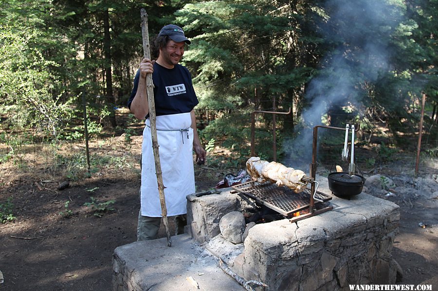 Gandalf conjures up some chicken