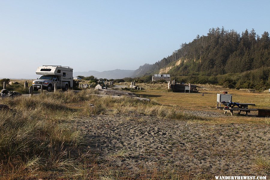 Gold Bluffs Beach Campground May 2009