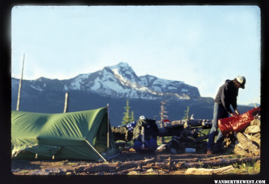 Granite Park Backcountry campsite