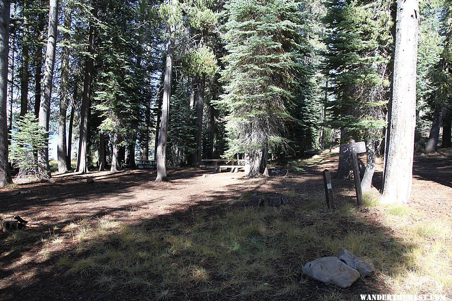 Group camp at Juniper Lake Campground