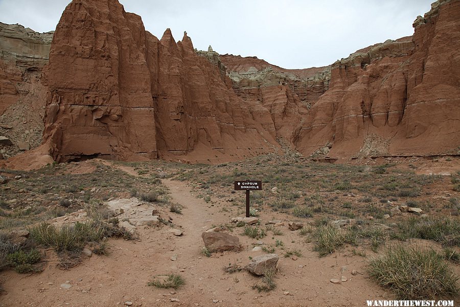 Gypsum Sinkhole - Capitol Reef National Park