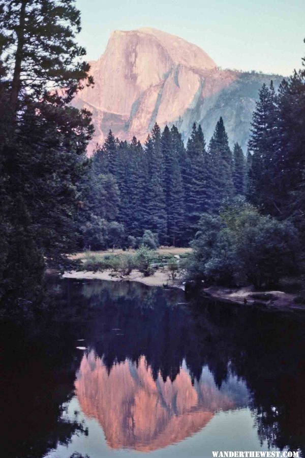 Half Dome in Mirror Lake