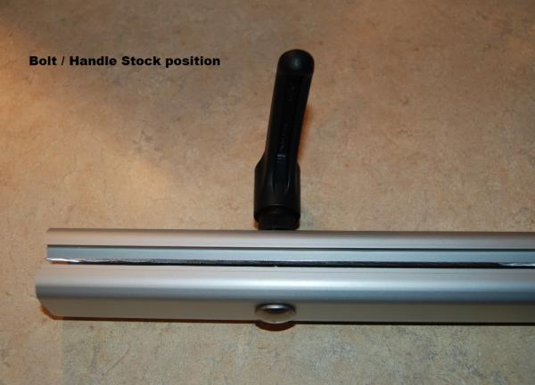 Handle on stock side