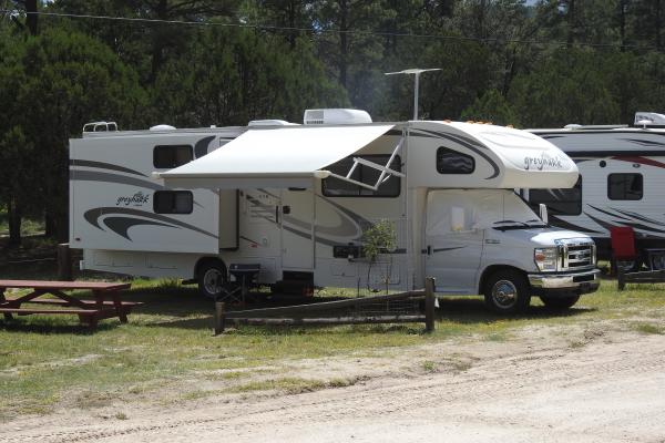 Harvey the RV at Burro Mountain