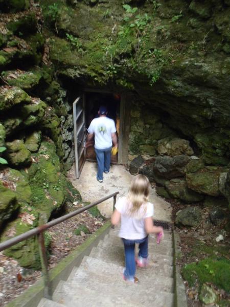 heading into the cave - Florida Caverns SP - Memorial Day wkd