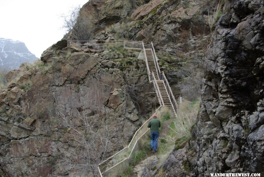 Hells Canyon Dam Stairs