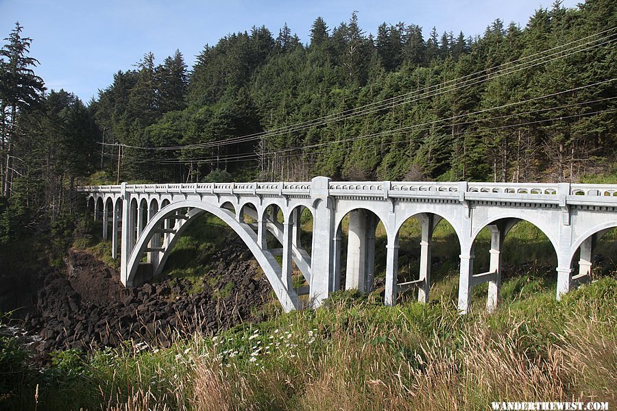 Historic bridge on old 101