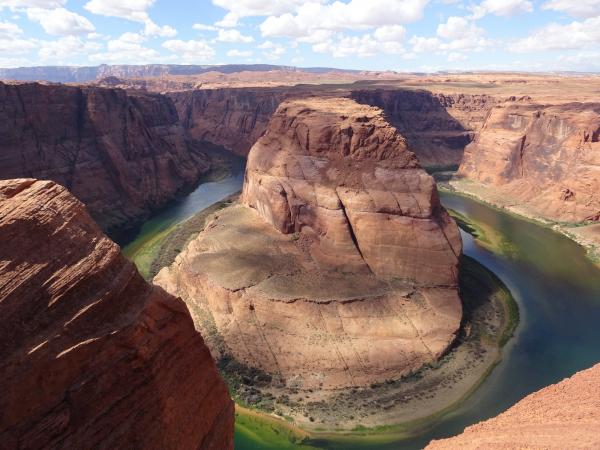 Horseshoe Bend, near Page, Arizona is part of the Colorado River.