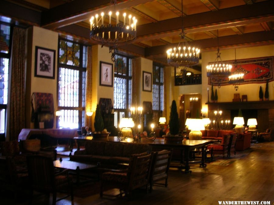 Inside the Ahwahnee Hotel