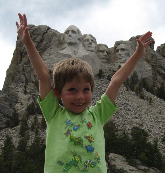 Jason at Mt Rushmore