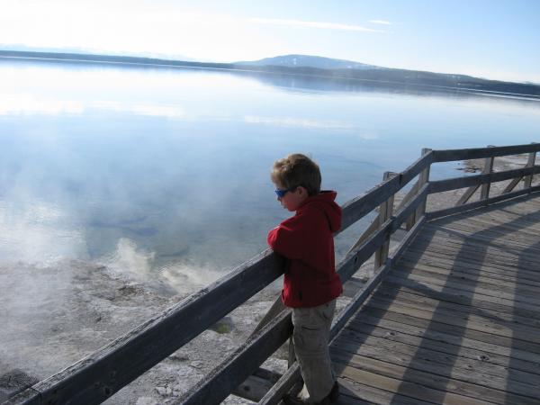 Jason at Yellowstone