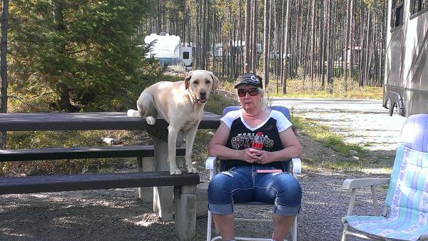 Jeanette and Bailey @ MacGregor Lk 9/14/13