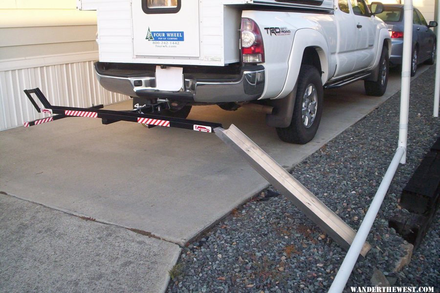 Joe Hauler mounted on truck