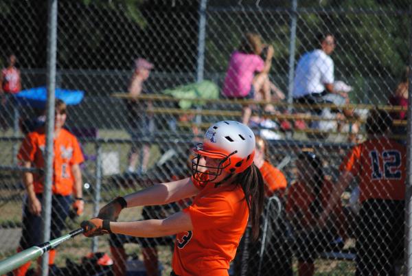 Korie at bat