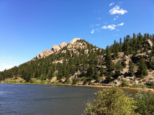 Lake on the way to Estes