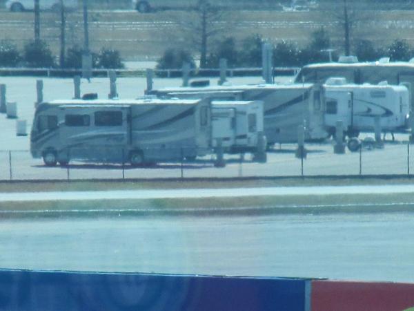 Looking at our rigs from the Samsung Suite Texas Motor Speedway!