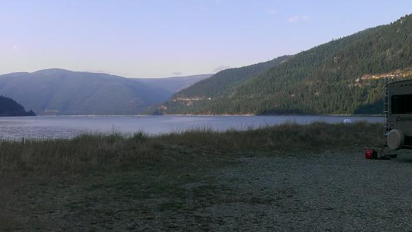 Looking down Lake Koocanusa 9/8/13