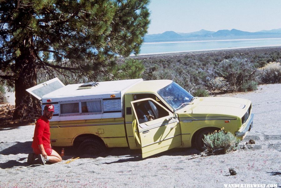 Looking for a Camp Site on the Shores of Mono Lake