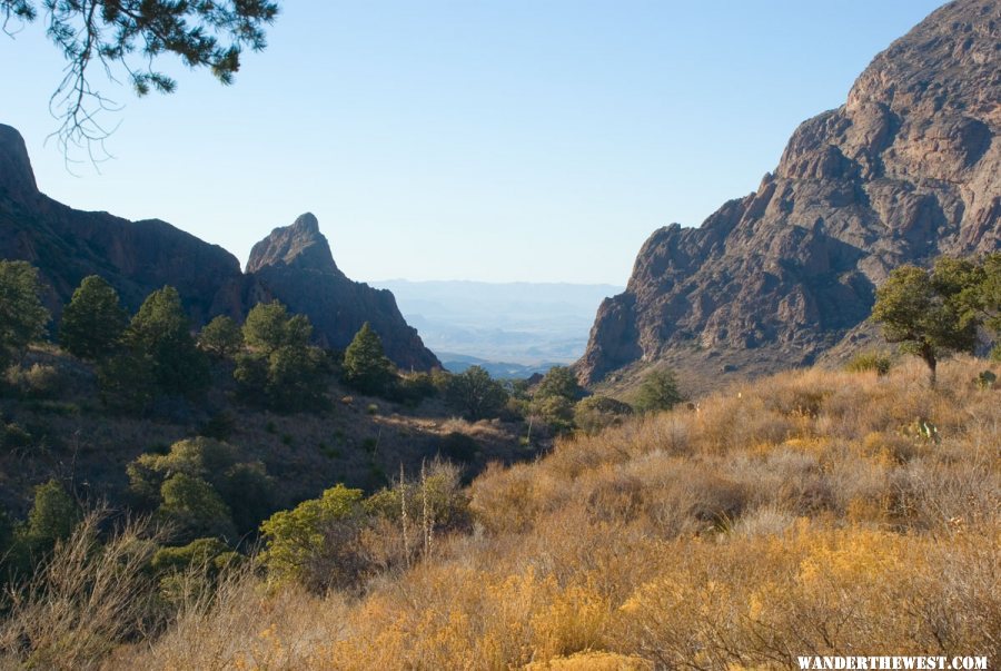 Looking out the Window from Window View Trail