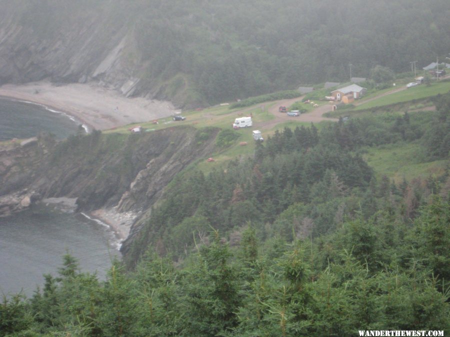 Meat Cove Camping area