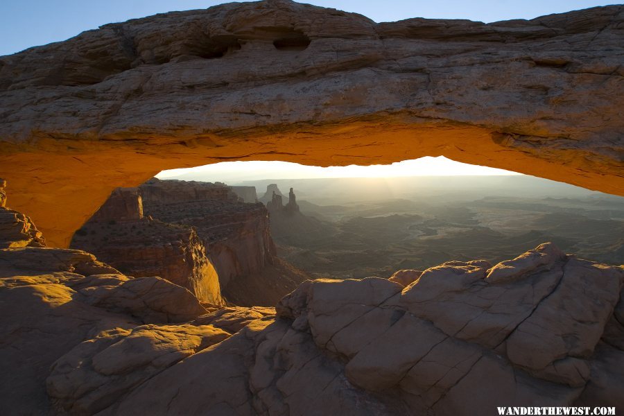 Mesa Arch in Canyonlands in Utah