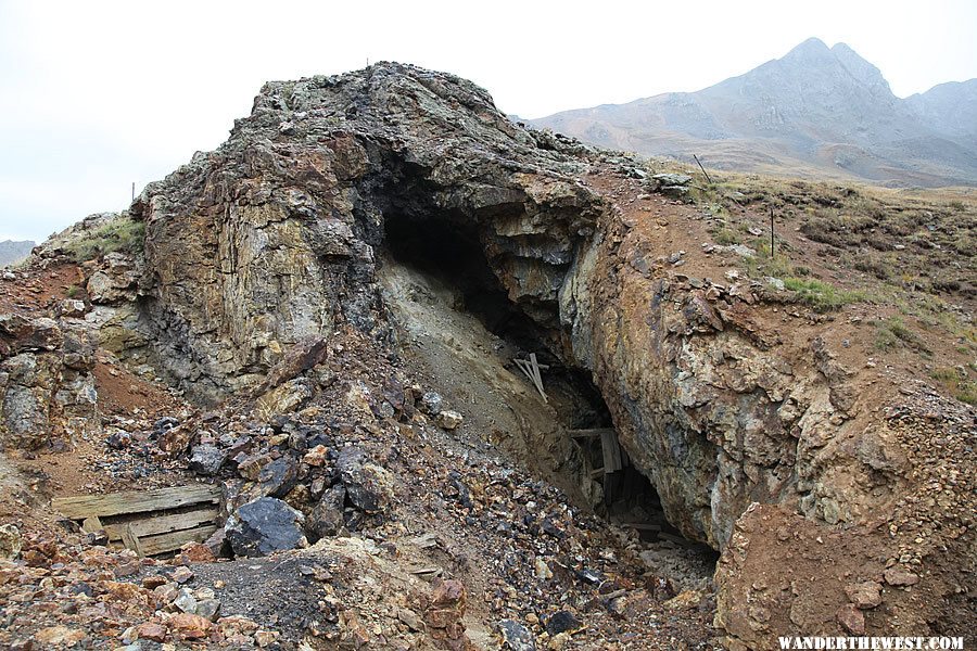 Mined out vein - Eureka Gulch