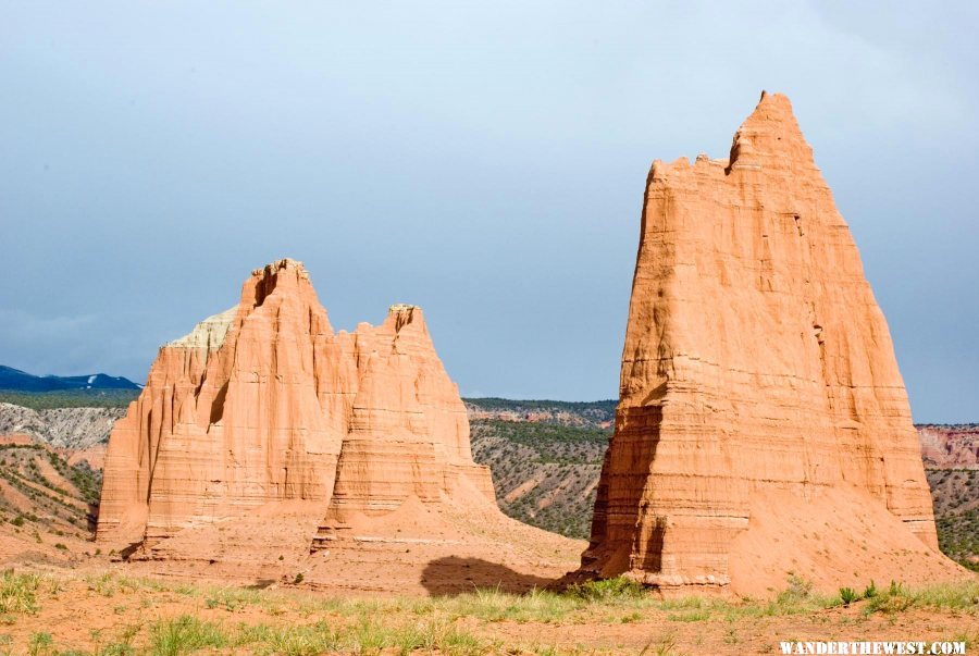 Monoliths in Cathedral Valley