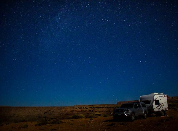 Moonlight, Goosenecks, Utah, Oct. 3, 2015