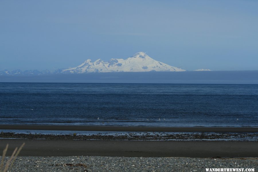 Mt Iliamna from Anchor Point