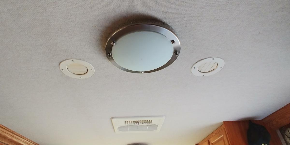 My ceiling lights, hated the plastic cheap ones