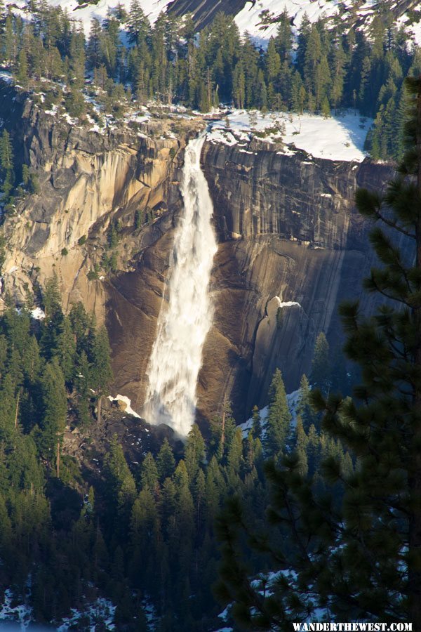 Nevada Falls From Glacier Point