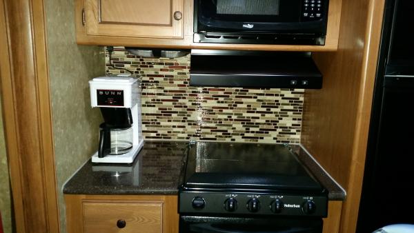 New backsplash