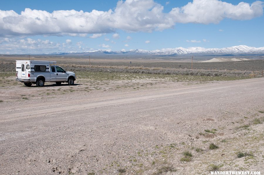 Next to NV278 in the Pine Creek Valley