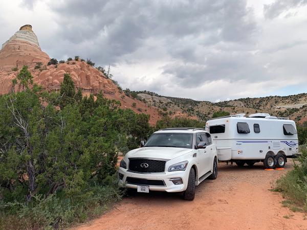 NFS Echo Amphitheater campground near Abiquiu NM