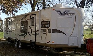 Nov 2011: 2012 V-Lite 30WFKSS ready for PDI at the dealer