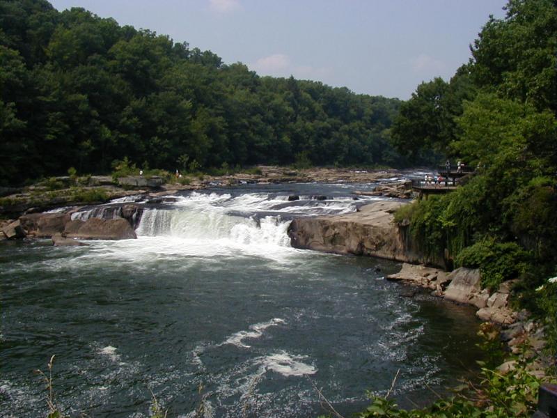 Ohiopyle SP:  Waterfall on Youghiogheny River