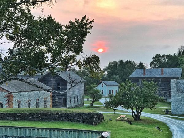 Old town of Fayette, Garden Peninsula in the UP of Michigan