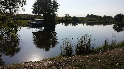 On the way home after picking up our new RV stopped at Bevier Campground at Shoemakers RV Park