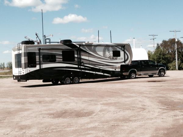 On way home from just purchasing our new home from Carlyle RV & Leisure