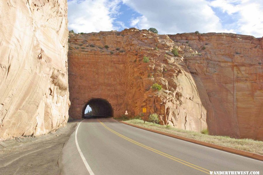 One of the Tunnels on the Rim Rock Drive