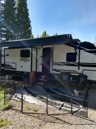 Our 2020 work camp site in Colter Bay Village