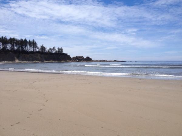 Our beach in Coos Bay...one of our favorites on the Oregon coast.