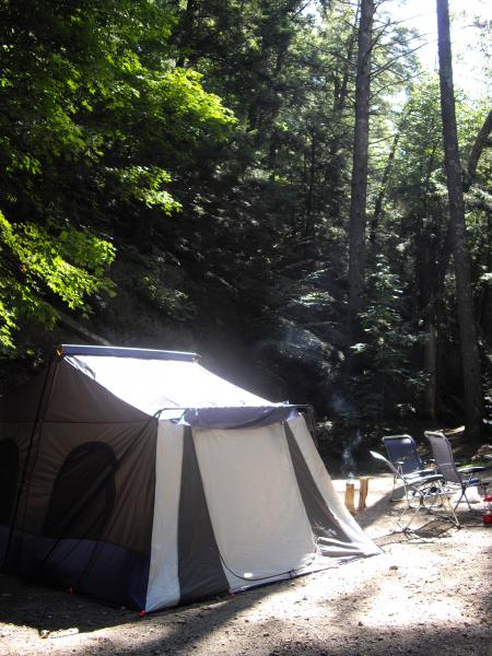 Our Branbury State Park campsite#21 9/01/09 beautiful campsite