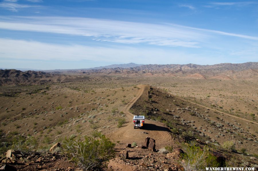 Parked At Roveys Needle   Cattail Cove 4x4 Trail