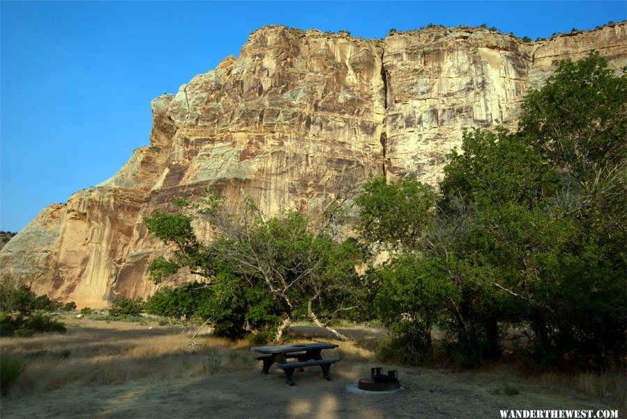 Pat's Hole, Echo Park CG in Dinosaur NM