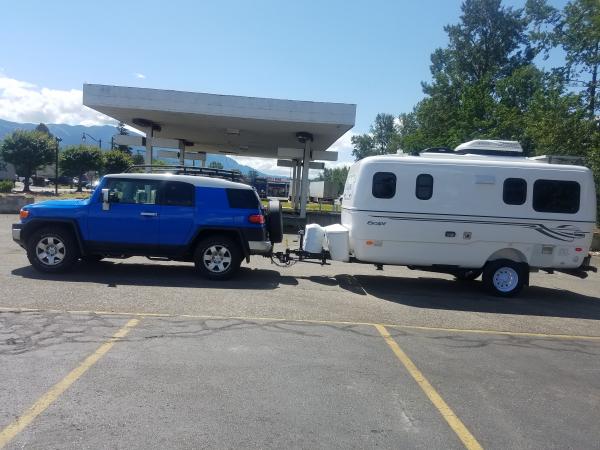 Picking up my new camper - Sumas WA.