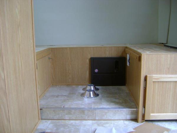 Raised dinette floor 4 inches