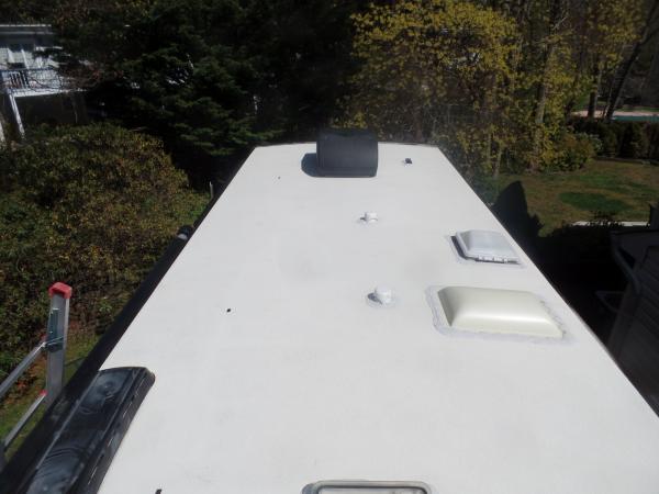 Rear roof, solar panels location