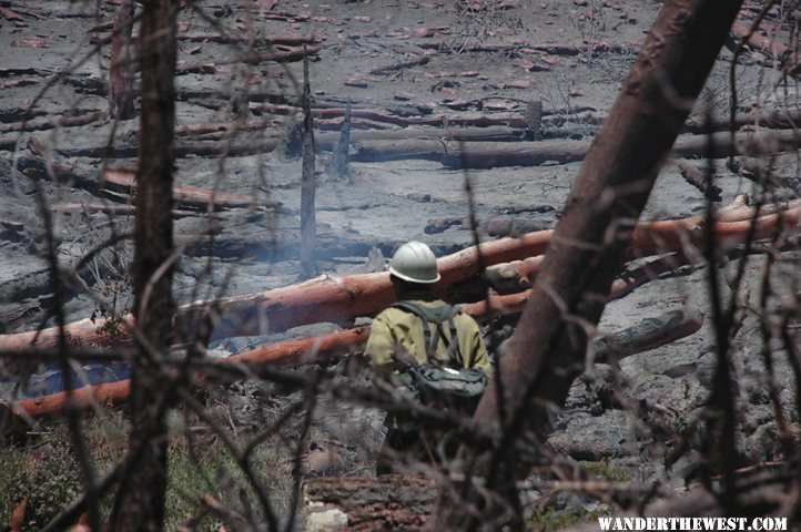 Red Creek fire, June 2010